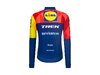 Santini Jersey Santini Trek Race Long Sleeve Large Blue/Ye