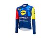 Santini Jersey Santini Trek Race Long Sleeve Large Blue/Ye